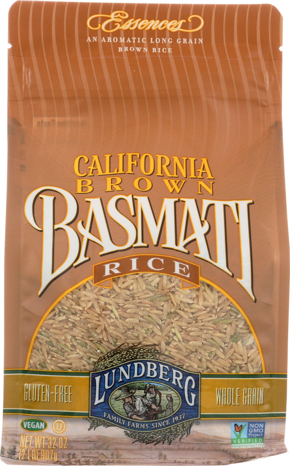 LUNDBERG: California Brown Basmati Rice, 2 lb