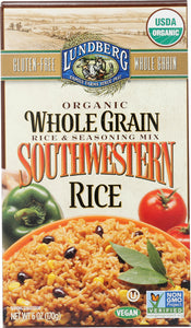 LUNDBERG: Organic Whole Grain Southwestern Rice, 6 oz