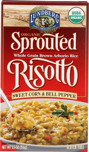 LUNDBERG: Organic Bell Pepper & Sweet Corn Sprouted Risotto, 5.5 oz