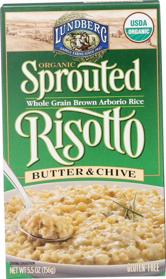 LUNDBERG: Organic Butter & Chive Sprouted Risotto, 5.5 oz