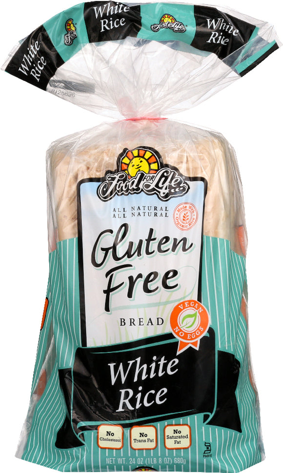 FOOD FOR LIFE:  Wheat and Gluten Free White Rice Bread, 24 oz