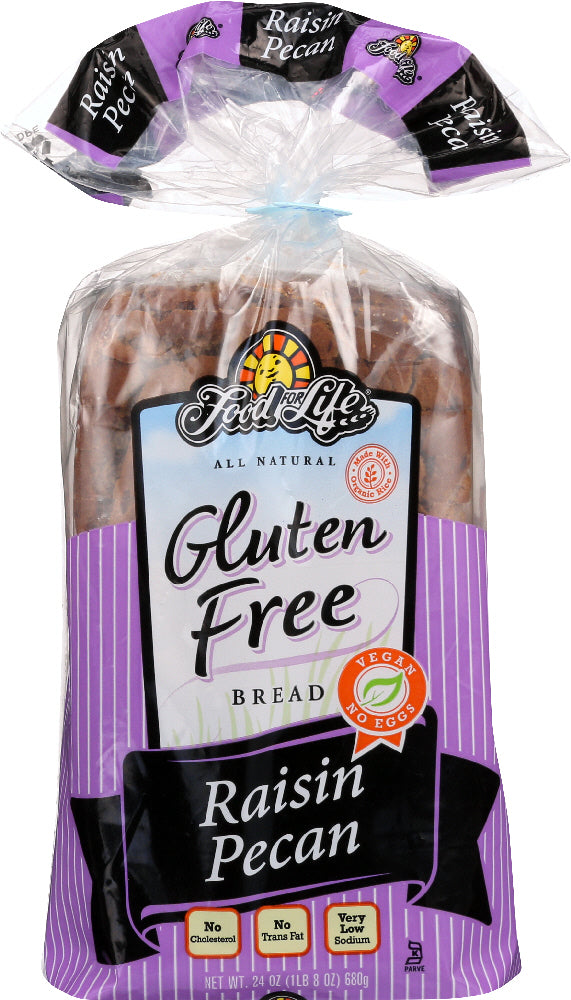 FOOD FOR LIFE: Gluten Free Raisin Pecan Bread, 24 oz