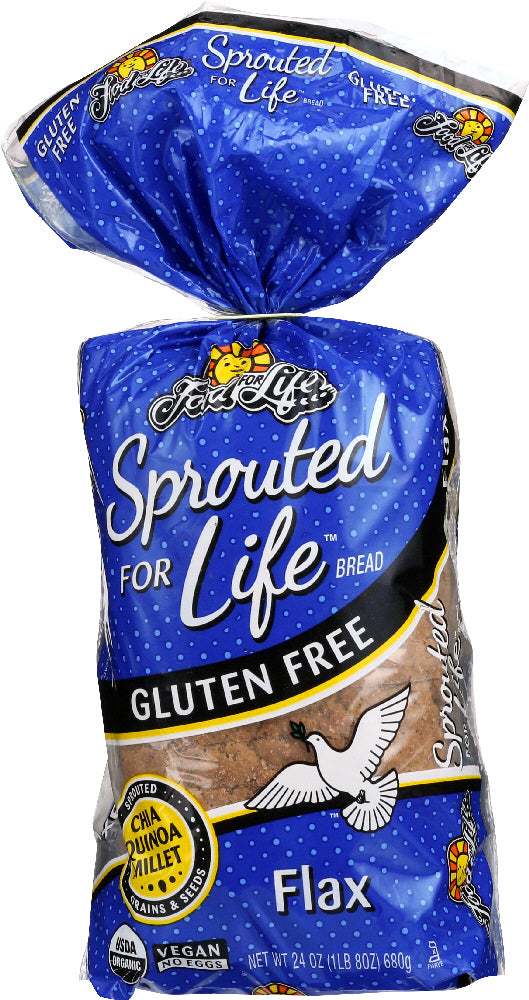FOOD FOR LIFE: Gluten Free Sprouted Flax Bread, 24 oz