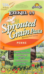 FOOD FOR LIFE: Ezekiel 4:9 Sprouted Grain Pasta Penne, 16 oz