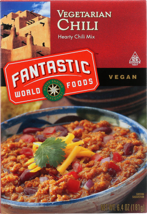 FANTASTIC WORLD FOODS: Vegetarian Chili Mix, 6.4 oz