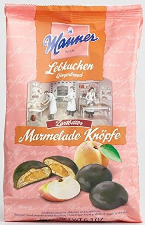 MANNER: Ginger Bread Dark Chocolate Apricot, 6.3 oz