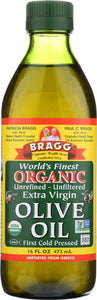 BRAGG: Organic Extra Virgin Olive Oil, 16 oz