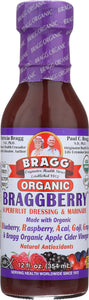 BRAGG: Organic Fat Free Dressing and Marinade Braggberry, 12 oz