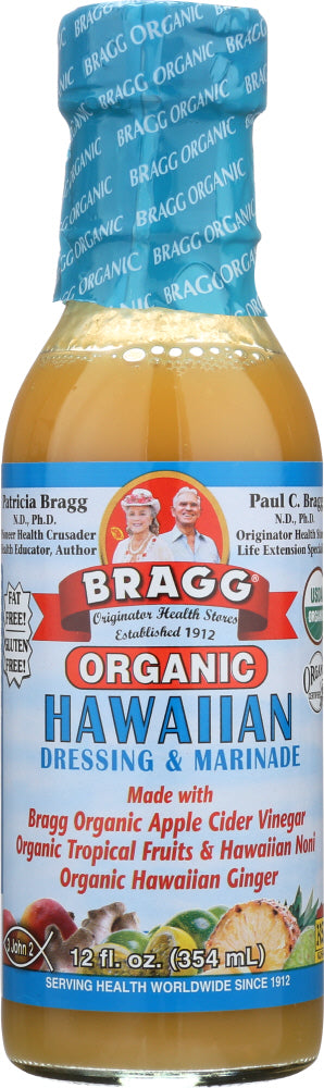 BRAGG: Organic Fat Free Dressing and Marinade Hawaiian, 12 oz