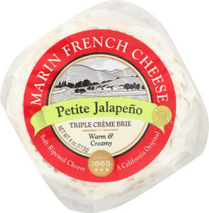 MARIN FRENCH: Cheese Brie Petite Jalapeno, 4 oz