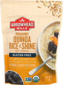 ARROWHEAD MILLS: Cereal Hot Gluten Free Quinoa Rice, 14 oz