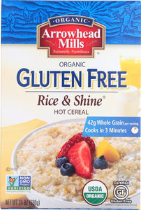 ARROWHEAD MILLS: Organic Gluten Free Rice and Shine Hot Cereal, 24 oz