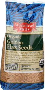 ARROWHEAD MILLS: Organic Golden Flax Seeds, 14 oz