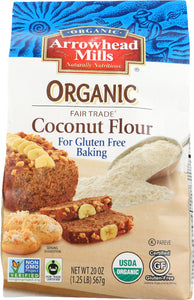 ARROWHEAD MILLS: Organic Coconut Flour Gluten Free, 20 oz