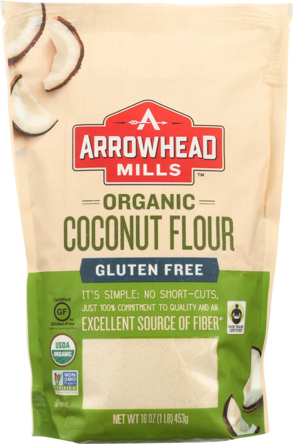 ARROWHEAD MILLS: Flour Coconut Organic, 16 oz