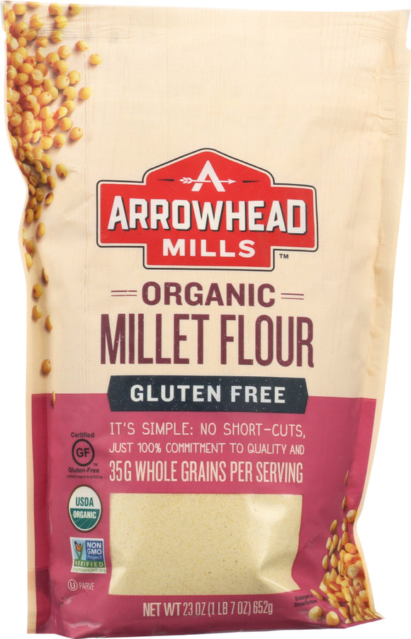 ARROWHEAD MILLS: Flour Millet Organic, 23 oz