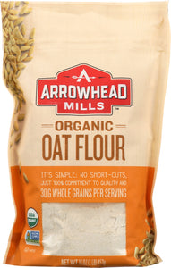 ARROWHEAD MILLS: Flour Oat Organic, 16 oz