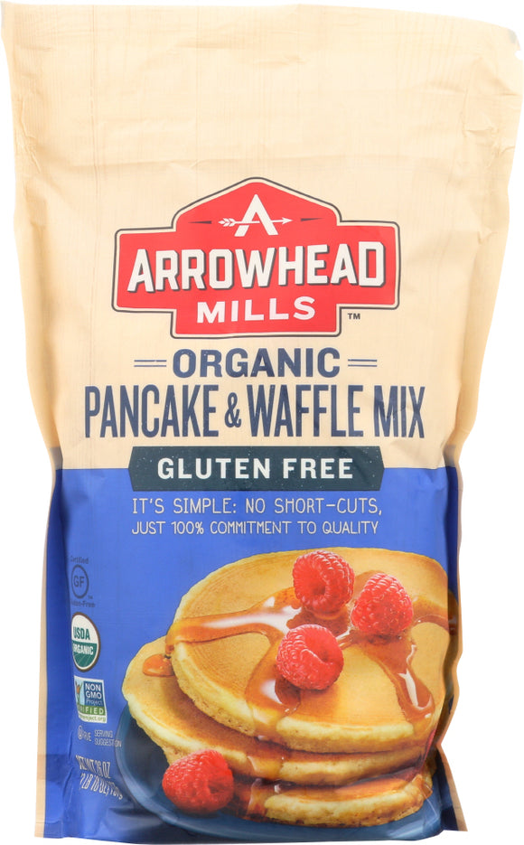 ARROWHEAD MILLS: Organic Gluten Free Pancake and Baking Mix, 26 oz