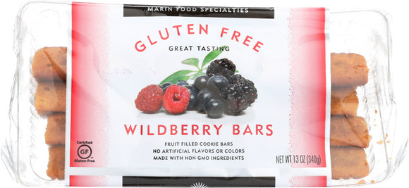 MARIN KITCHENS: Fruit Bar Wildberry Gluten Free, 13 oz