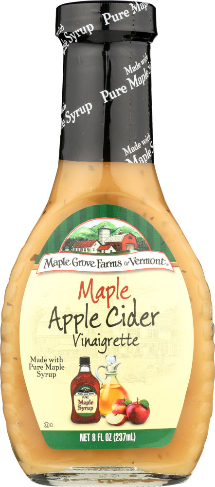 MAPLE GROVE: Dressing Apple Cider Vinaigrette Maple, 8 oz