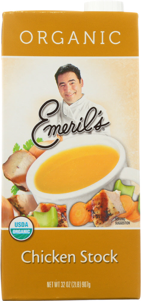 EMERIL'S: Organic All Natural Chicken Stock, 32 oz