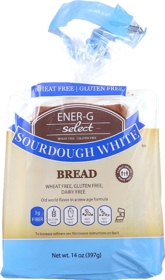 ENER-G FOODS: Gluten Free Sourdough White Bread, 14 oz