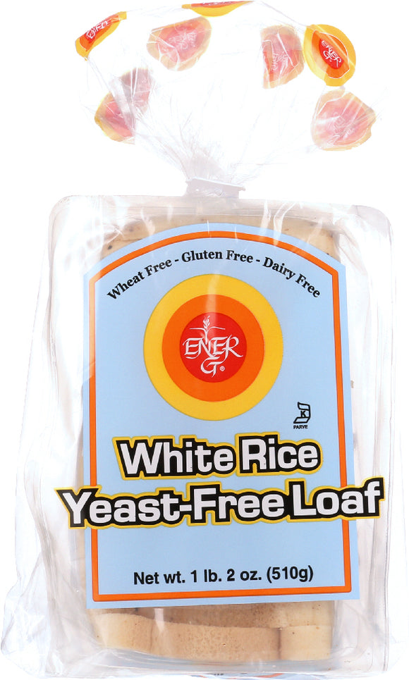 ENER-G FOODS: Gluten Free Bread White Rice Loaf, 1 lb 2 oz