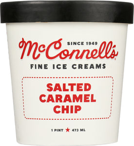 MCCONNELLS FINE: Ice Cream Salted Caramel Chip, 1 pt