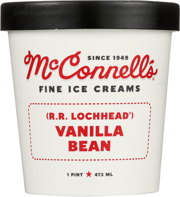 MCCONNELL'S FINE ICE CREAM: Vanilla Bean, 1 Pint