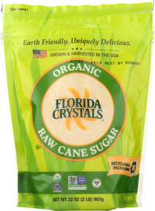 FLORIDA CRYSTALS: Organic Pure Florida Cane Sugar, 32 oz