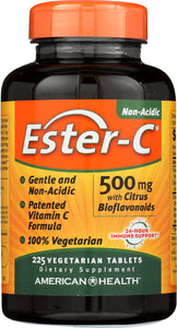 AMERICAN HEALTH: Ester-C 500 mg with Citrus Bioflavonoids, 225 Veggie Tabs