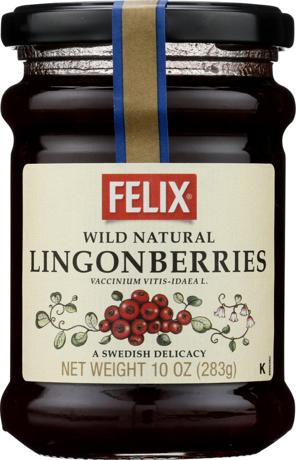 FELIX: Wild Natural Lingonberries, 10 oz