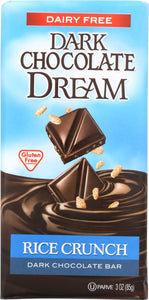 DREAM: Dark Chocolate Bar Rice Crunch, 3 oz