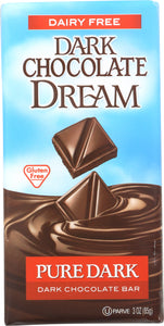 DREAM: Dark Chocolate Dairy & Gluten Free Pure Dark, 3 oz