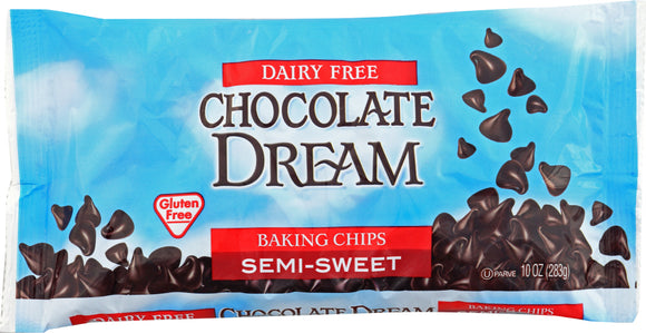 CHOCOLATE DREAM: Baking Chips Semi-Sweet Chocolate, 10 oz