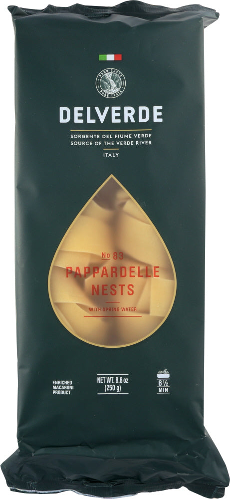 DEL VERDE: Pappardelle Pasta, 8oz