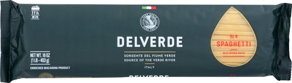 DELVERDE: #4 Spaghetti Pasta, 16 oz