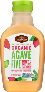 MADHAVA: Organic Agave Five, 16 oz