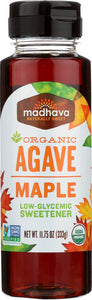 MADHAVA: Organic Agave Maple, 11.75 oz