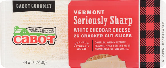 CABOT: Seriously Sharp Cheddar Cracker Cuts, 7 oz