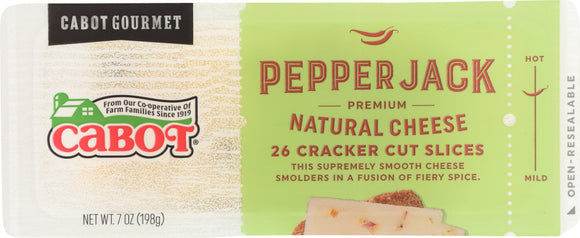 CABOT: Cheese Pepper Jack Cracker Cuts, 7 oz