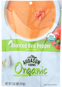 AUGASON FARMS: Soup Red Pepper Org 3.42 oz