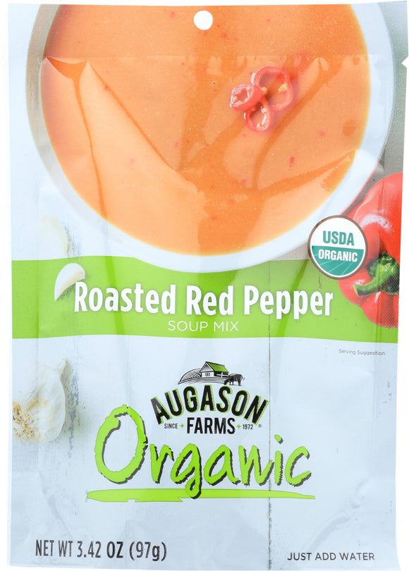 AUGASON FARMS: Soup Red Pepper Org 3.42 oz