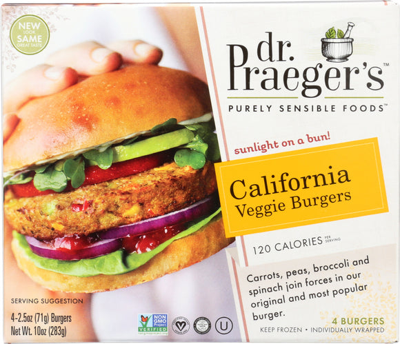 DR. PRAEGER'S: California Veggie Burgers, 10 oz