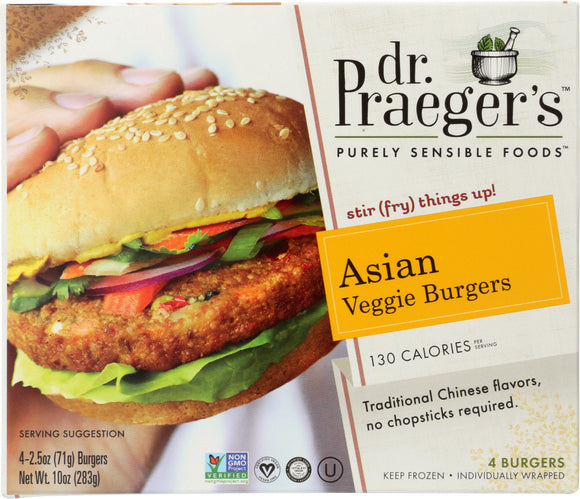 DR. PRAEGER'S: Asian Veggie Burgers, 10 oz