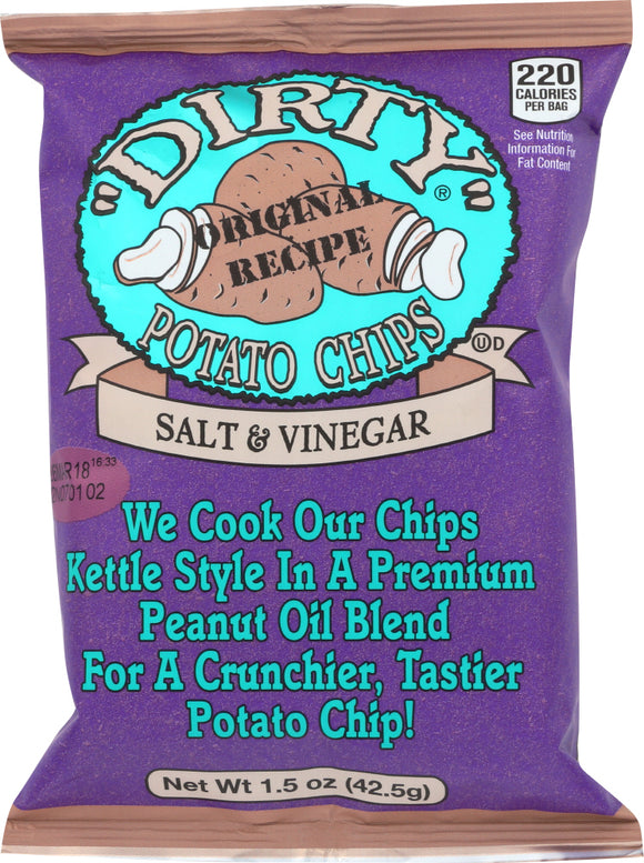DIRTY POTATO CHIPS: Sea Salt & Vinegar, 1.5 oz