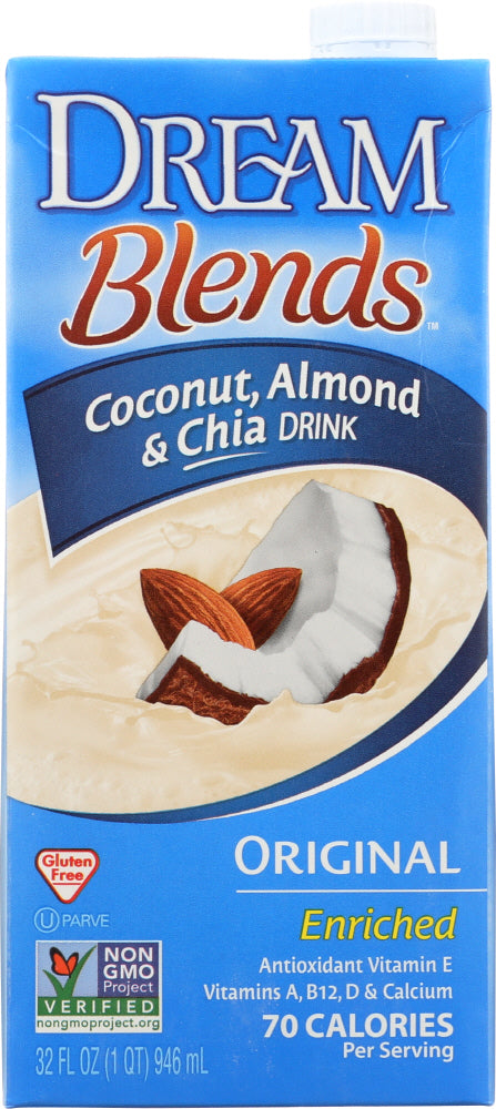 DREAM: Blends Coconut Almond & Chia Drink Original, 32 Oz
