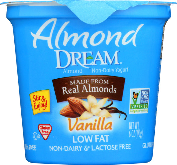 ALMOND DREAM: Almond Non Dairy Yogurt Vanilla, 6 oz