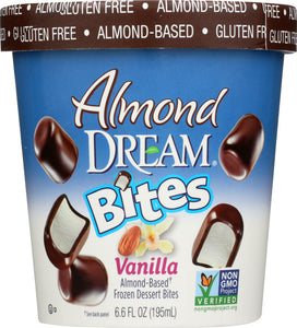 ALMOND DREAM: Frozen Dessert Bites Vanilla, 6.6 oz