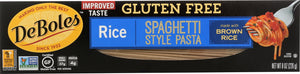 DEBOLES: Gluten Free Rice Spaghetti Style Pasta, 8 oz